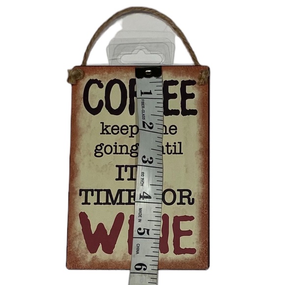 NEW GANZ Sign Coffee Bar Decor Funny Cute NEW - Picture 4 of 7